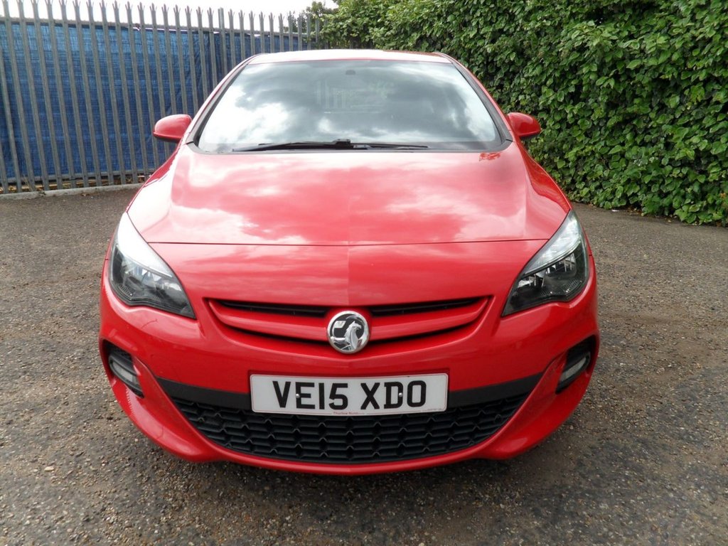 USED 2015 15 VAUXHALL ASTRA 1.6i Tech Line GT Hatchback 5dr Petrol Manual Euro 6 (115 ps) Power Red Air Con Full History