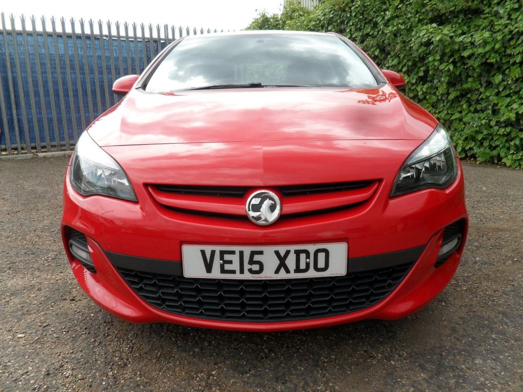 USED 2015 15 VAUXHALL ASTRA 1.6i Tech Line GT Hatchback 5dr Petrol Manual Euro 6 (115 ps) Power Red Air Con Full History