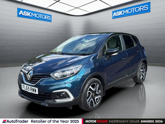 View our Renault Captur 1.3 TCe ENERGY Iconic SUV 5dr Petrol EDC Euro 6 (s/s) (150 ps) SATNAV APPLE CAR PLAY 12 MONTHS MOT 