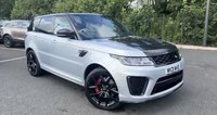 USED 2021 21 LAND ROVER RANGE ROVER SPORT 5.0 P575 V8 SVR Carbon Edition SUV 5dr Petrol Auto 4WD Euro 6 (s/s) (575 ps) Full Land Rover History