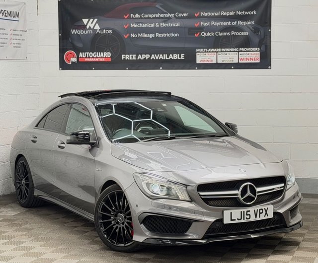 2015 15 MERCEDES-BENZ CLA 2.0 CLA45 AMG Coupe 4dr Petrol SpdS DCT 4MATIC Euro 6 (s/s) (360 ps) 