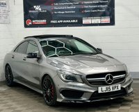 USED 2015 15 MERCEDES-BENZ CLA 2.0 CLA45 AMG Coupe 4dr Petrol SpdS DCT 4MATIC Euro 6 (s/s) (360 ps) 