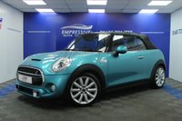 USED 2016 66 MINI CONVERTIBLE 2.0 Cooper S Convertible 2dr Petrol Manual Euro 6 (s/s) (192 ps) &pound;6,000 WORTH OF EXTRAS - CARIBBEAN AQUA