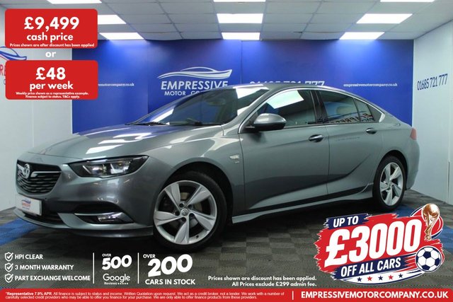 View our Vauxhall Insignia 1.5i Turbo GPF SRi VX Line Nav Grand Sport 5dr Petrol Automatic Euro 6 (s/s) (165 ps)
