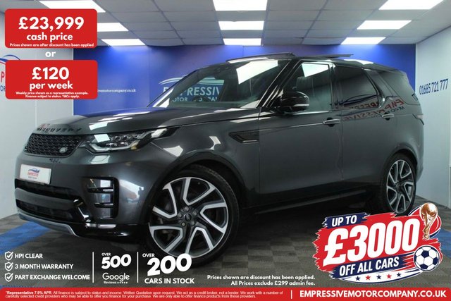View our Land Rover Discovery 2.0 SD4 HSE Luxury SUV 5dr Diesel Auto 4WD Euro 6 (s/s) (240 ps)
