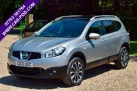 USED 2013 13 NISSAN QASHQAI+2 1.5 dCi n-tec+ SUV 5dr Diesel Manual 2WD Euro 5 (110 ps) FULL SERVICE HISTORY + NEW MOT + 360 CAMERAS + 7 SEATS!