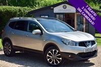 USED 2013 13 NISSAN QASHQAI+2 1.5 dCi n-tec+ SUV 5dr Diesel Manual 2WD Euro 5 (110 ps) FULL SERVICE HISTORY + NEW MOT + 360 CAMERAS + 7 SEATS!