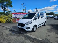 USED 2018 68 FORD TRANSIT CUSTOM 300 TREND CREW VAN NEW WET BELT ULEZ FREE ZONE NO VAT 