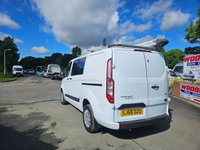 USED 2018 68 FORD TRANSIT CUSTOM 300 TREND CREW VAN NEW WET BELT ULEZ FREE ZONE NO VAT 