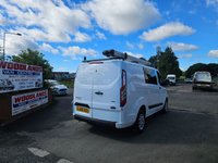 USED 2018 68 FORD TRANSIT CUSTOM 300 TREND CREW VAN NEW WET BELT ULEZ FREE ZONE NO VAT 