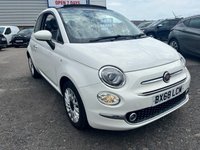 USED 2018 68 FIAT 500C 1.2 Lounge Convertible 2dr Petrol Manual Euro 6 (s/s) (69 bhp) CONVERTIBLE* SERVICE HISTORY* 4 STAMPS* SAT NAV* CRUISE CONTROL* REAR PARKING SENSORS* AIR CONDITIONING* DAB RADIO* 2 CUP HOLDERS* ELECTRIC WINDOWS* ELECTRIC MIRRORS* MULTI FUNCTION STEERING WHEEL* 2 KEYS*