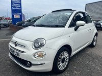 USED 2018 68 FIAT 500C 1.2 Lounge Convertible 2dr Petrol Manual Euro 6 (s/s) (69 bhp) CONVERTIBLE* SERVICE HISTORY* 4 STAMPS* SAT NAV* CRUISE CONTROL* REAR PARKING SENSORS* AIR CONDITIONING* DAB RADIO* 2 CUP HOLDERS* ELECTRIC WINDOWS* ELECTRIC MIRRORS* MULTI FUNCTION STEERING WHEEL* 2 KEYS*