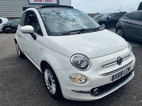 USED 2018 68 FIAT 500C 1.2 Lounge Convertible 2dr Petrol Manual Euro 6 (s/s) (69 bhp) CONVERTIBLE* SERVICE HISTORY* 4 STAMPS* SAT NAV* CRUISE CONTROL* REAR PARKING SENSORS* AIR CONDITIONING* DAB RADIO* 2 CUP HOLDERS* ELECTRIC WINDOWS* ELECTRIC MIRRORS* MULTI FUNCTION STEERING WHEEL* 2 KEYS*