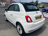 USED 2018 68 FIAT 500C 1.2 Lounge Convertible 2dr Petrol Manual Euro 6 (s/s) (69 bhp) CONVERTIBLE* SERVICE HISTORY* 4 STAMPS* SAT NAV* CRUISE CONTROL* REAR PARKING SENSORS* AIR CONDITIONING* DAB RADIO* 2 CUP HOLDERS* ELECTRIC WINDOWS* ELECTRIC MIRRORS* MULTI FUNCTION STEERING WHEEL* 2 KEYS*