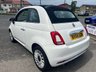 USED 2018 68 FIAT 500C 1.2 Lounge Convertible 2dr Petrol Manual Euro 6 (s/s) (69 bhp) CONVERTIBLE* SERVICE HISTORY* 4 STAMPS* SAT NAV* CRUISE CONTROL* REAR PARKING SENSORS* AIR CONDITIONING* DAB RADIO* 2 CUP HOLDERS* ELECTRIC WINDOWS* ELECTRIC MIRRORS* MULTI FUNCTION STEERING WHEEL* 2 KEYS*