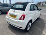 USED 2018 68 FIAT 500C 1.2 Lounge Convertible 2dr Petrol Manual Euro 6 (s/s) (69 bhp) CONVERTIBLE* SERVICE HISTORY* 4 STAMPS* SAT NAV* CRUISE CONTROL* REAR PARKING SENSORS* AIR CONDITIONING* DAB RADIO* 2 CUP HOLDERS* ELECTRIC WINDOWS* ELECTRIC MIRRORS* MULTI FUNCTION STEERING WHEEL* 2 KEYS*