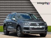 USED 2014 63 VOLKSWAGEN TOUAREG 3.0 TDI V6 BlueMotion Tech R-Line SUV 5dr Diesel Tiptronic 4WD Euro 5 (s/s) (245 ps) 1 Owner | 12 VW Services | Tow Bar