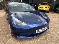 USED 2020 70 TESLA Model 3 Standard Range Plus Saloon 4dr Electric Auto RWD (241 bhp) FULL ELECTRIC RAPID CHARGING