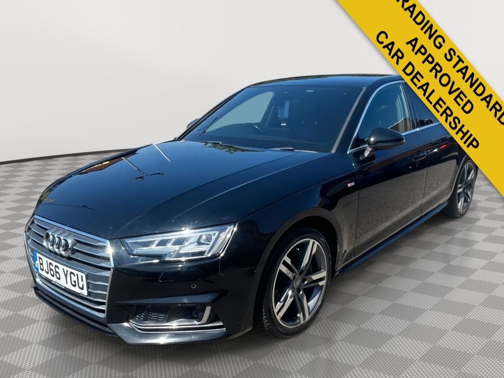 USED 2016 09 AUDI A4 3.0 TDI V6 S line Saloon 4dr Diesel S Tronic Euro 6 (s/s) (218 ps)