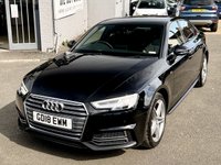 USED 2018 18 AUDI A4 1.4 TFSI S line Saloon 4dr Petrol Manual Euro 6 (s/s) (150 ps) 
