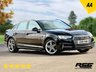 USED 2018 18 AUDI A4 1.4 TFSI S line Saloon 4dr Petrol Manual Euro 6 (s/s) (150 ps) 