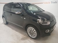 USED 2013 13 VOLKSWAGEN UP! 1.0 up! Black Hatchback 5dr Petrol Manual Euro 5 (75 ps) 
