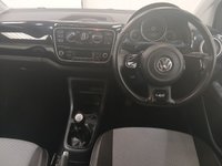 USED 2013 13 VOLKSWAGEN UP! 1.0 up! Black Hatchback 5dr Petrol Manual Euro 5 (75 ps) 