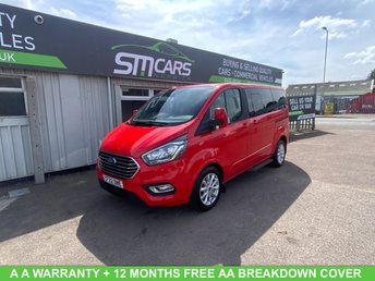 2022 FORD TOURNEO CUSTOM 2.0 320 EcoBlue Titanium Minibus Double Cab 5dr Diesel Auto L1 Euro 6 (s/s) (130 ps) &pound;21500.00