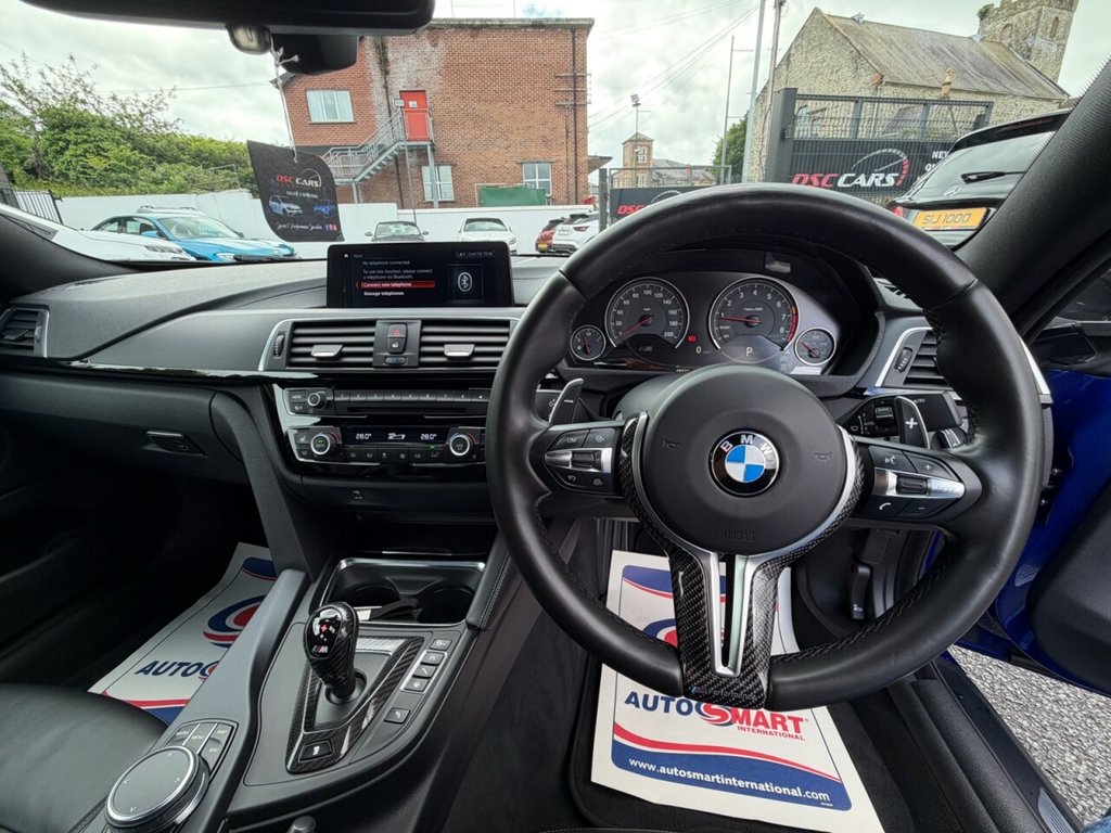 USED 2018 68 BMW M4 3.0 BiTurbo GPF Competition Coupe 2dr Petrol DCT Euro 6 (s/s) (450 ps) 