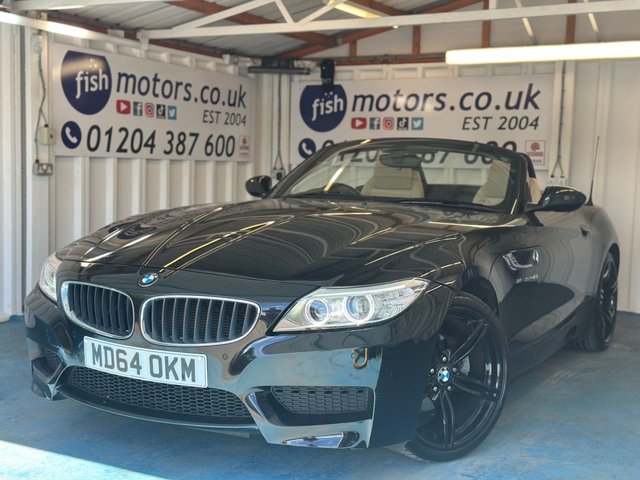 2015 Y BMW Z4 2.0 18i M Sport Convertible 2dr Petrol Manual sDrive Euro 6 (s/s) (156 ps)+2 KEYS+HISTORY+ALLOYS+AIRCON+LEATHER HEATED SEATS+USB+AUX+ABS+HPI CLEAR WITH VOSA MOT HISTORY, CLEAN +GREAT DRIVE+GOOD MPG, PART EXCHANGE WELCOME, FULL DEALER FACILITIES+FINANCE ARRANGED, The car is in very good condition in and out . Bodywork has no obvious dents or scratches . Interior is very clean without any obvious wear or tear to the seats or carpets.Tyres excellent ,Engine+gearbox in good order. 2 KEYS+HISTORY+ALLOYS+AIRCON+LEATHER HEATED SEATS+USB+AUX+ABS+HPI CLEAR