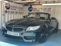 USED 2015 Y BMW Z4 2.0 18i M Sport Convertible 2dr Petrol Manual sDrive Euro 6 (s/s) (156 ps)+2 KEYS+HISTORY+ALLOYS+AIRCON+LEATHER HEATED SEATS+USB+AUX+ABS+HPI CLEAR WITH VOSA MOT HISTORY, CLEAN +GREAT DRIVE+GOOD MPG, PART EXCHANGE WELCOME, FULL DEALER FACILITIES+FINANCE ARRANGED, The car is in very good condition in and out . Bodywork has no obvious dents or scratches . Interior is very clean without any obvious wear or tear to the seats or carpets.Tyres excellent ,Engine+gearbox in good order. 2 KEYS+HISTORY+ALLOYS+AIRCON+LEATHER HEATED SEATS+USB+AUX+ABS+HPI CLEAR