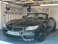 USED 2015 Y BMW Z4 2.0 18i M Sport Convertible 2dr Petrol Manual sDrive Euro 6 (s/s) (156 ps)+2 KEYS+HISTORY+ALLOYS+AIRCON+LEATHER HEATED SEATS+USB+AUX+ABS+HPI CLEAR WITH VOSA MOT HISTORY, CLEAN +GREAT DRIVE+GOOD MPG, PART EXCHANGE WELCOME, FULL DEALER FACILITIES+FINANCE ARRANGED, The car is in very good condition in and out . Bodywork has no obvious dents or scratches . Interior is very clean without any obvious wear or tear to the seats or carpets.Tyres excellent ,Engine+gearbox in good order. 2 KEYS+HISTORY+ALLOYS+AIRCON+LEATHER HEATED SEATS+USB+AUX+ABS+HPI CLEAR