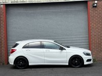 USED 2013 13 MERCEDES-BENZ A CLASS 1.8 A200 CDI BlueEfficiency AMG Sport Hatchback 5dr Diesel 7G-DCT Euro 5 (s/s) (136 ps) WHITE+AMG+LOADED