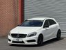 USED 2013 13 MERCEDES-BENZ A CLASS 1.8 A200 CDI BlueEfficiency AMG Sport Hatchback 5dr Diesel 7G-DCT Euro 5 (s/s) (136 ps) WHITE+AMG+LOADED