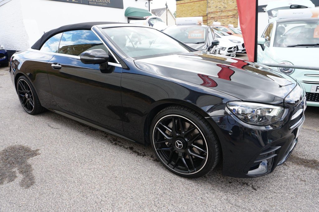 USED 2021 21 MERCEDES-BENZ E CLASS 2.0 E300h MHEV AMG Line Night Edition (Premium Plus) Cabriolet G-Tronic+ Euro 6 (s/s) 2dr JUST ARRIVED