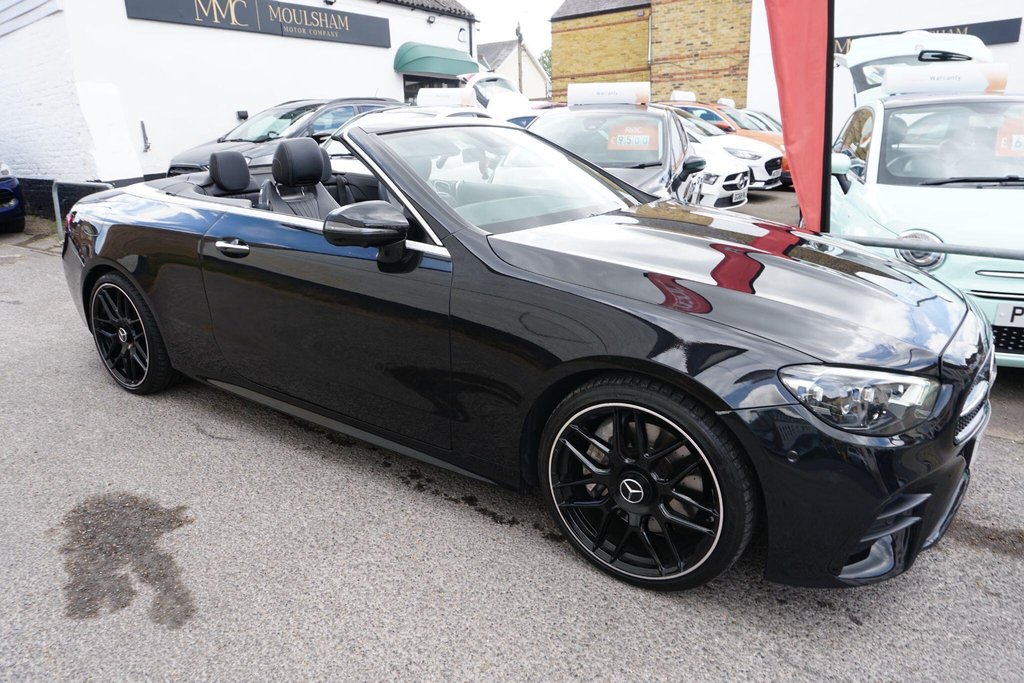 USED 2021 21 MERCEDES-BENZ E CLASS 2.0 E300h MHEV AMG Line Night Edition (Premium Plus) Cabriolet G-Tronic+ Euro 6 (s/s) 2dr JUST ARRIVED