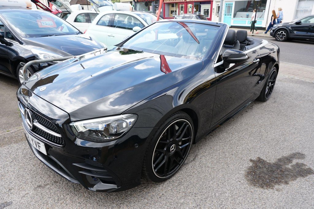 USED 2021 21 MERCEDES-BENZ E CLASS 2.0 E300h MHEV AMG Line Night Edition (Premium Plus) Cabriolet G-Tronic+ Euro 6 (s/s) 2dr JUST ARRIVED