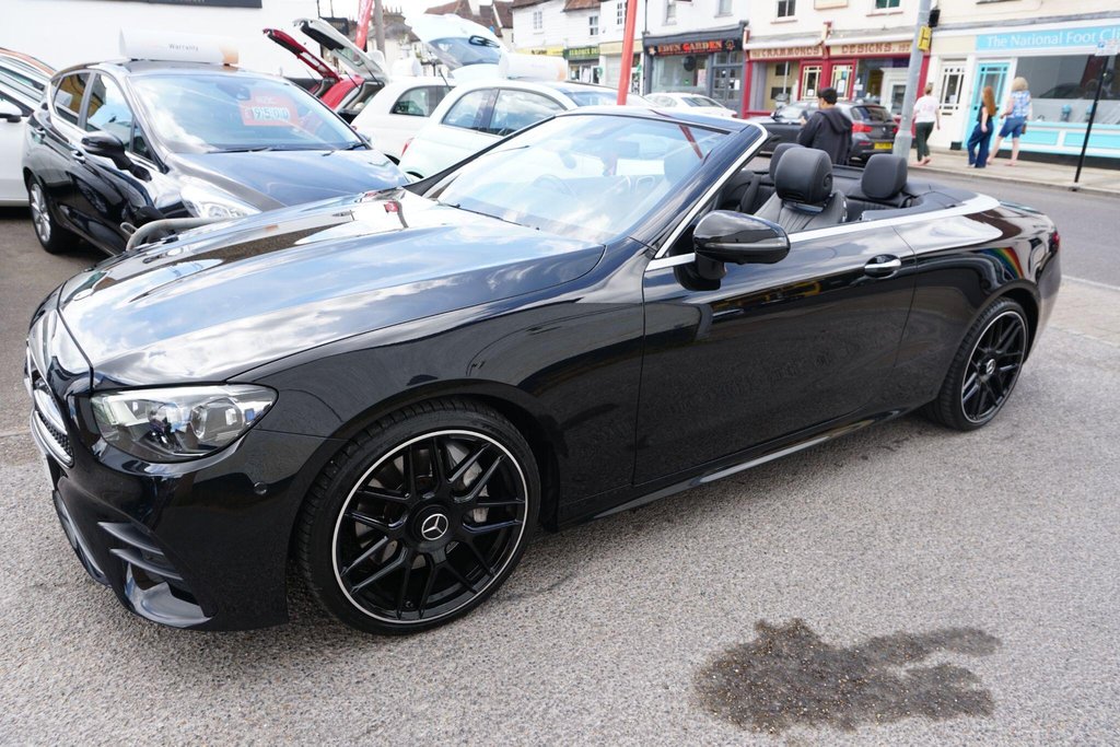 USED 2021 21 MERCEDES-BENZ E CLASS 2.0 E300h MHEV AMG Line Night Edition (Premium Plus) Cabriolet G-Tronic+ Euro 6 (s/s) 2dr JUST ARRIVED