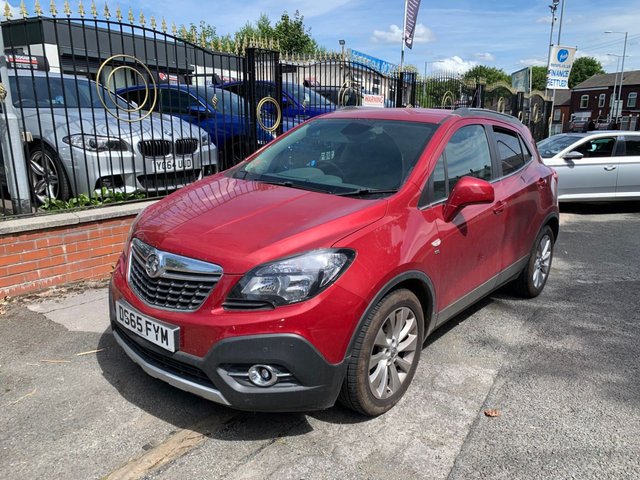 2015 65 VAUXHALL MOKKA 1.4i Turbo SE SUV 5dr Petrol Auto 2WD Euro 6 (140 ps)+2 KEYS+1 FORMER KEEPER+SENSORS+FSH+LAST SERVICED APRIL 26+CRUISE+FULL LEATHER HEATED SEATS+HEATED STEERING WHEEL+ALLOYS+CLIMATE+HPI CLEAR+VOSA MOT HISTORY+FULL DEALER FACILITIES+FINANCE ARRANGED+CLEAN +GREAT DRIVE+GOOD MPG, The car is in very good condition in and out . Bodywork and interior clean for age and mileage . Interior is clean and tyres good ,Engine and gearbox in good order 2 KEYS+1 FORMER KEEPER+SENSORS+FSH+LAST SERVICED APRIL 26+CRUISE+FULL LEATHER HEATED SEATS+HEATED STEERING WHEEL+ALLOYS+CLIMATE+HPI CLEAR