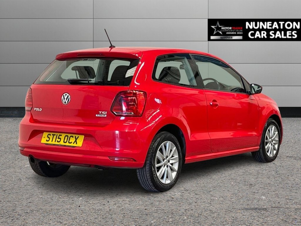 USED 2015 15 VOLKSWAGEN POLO 1.2 TSI BlueMotion Tech SE Hatchback 3dr Petrol Manual Euro 6 (s/s) (90 ps) 