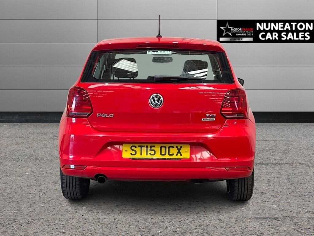 USED 2015 15 VOLKSWAGEN POLO 1.2 TSI BlueMotion Tech SE Hatchback 3dr Petrol Manual Euro 6 (s/s) (90 ps) 