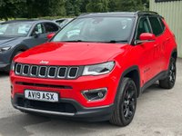 USED 2019 19 JEEP COMPASS 1.4T MultiAirII Limited SUV 5dr Petrol Auto 4WD Euro 6 (s/s) (170 ps) 