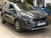 USED 2018 68 KIA SPORTAGE 1.6 T-GDi GT-Line S SUV 5dr Petrol DCT AWD Euro 6 (s/s) (174 bhp) SUNROOF SAT NAV LEATHER HEATED SEATS HEATED STEERING WHEEL PARKING CAMERA CRUISE CONTROL PARKING SENSORS 2 OWNERS FROM NEW GOOD SERVICE HISTORY 7 SERVICES TO 71K MILES