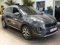 USED 2018 68 KIA SPORTAGE 1.6 T-GDi GT-Line S SUV 5dr Petrol DCT AWD Euro 6 (s/s) (174 bhp) SUNROOF SAT NAV LEATHER HEATED SEATS HEATED STEERING WHEEL PARKING CAMERA CRUISE CONTROL PARKING SENSORS 2 OWNERS FROM NEW GOOD SERVICE HISTORY 7 SERVICES TO 71K MILES