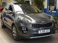 USED 2018 68 KIA SPORTAGE 1.6 T-GDi GT-Line S SUV 5dr Petrol DCT AWD Euro 6 (s/s) (174 bhp) SUNROOF SAT NAV LEATHER HEATED SEATS HEATED STEERING WHEEL PARKING CAMERA CRUISE CONTROL PARKING SENSORS 2 OWNERS FROM NEW GOOD SERVICE HISTORY 7 SERVICES TO 71K MILES