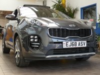 USED 2018 68 KIA SPORTAGE 1.6 T-GDi GT-Line S SUV 5dr Petrol DCT AWD Euro 6 (s/s) (174 bhp) SUNROOF SAT NAV LEATHER HEATED SEATS HEATED STEERING WHEEL PARKING CAMERA CRUISE CONTROL PARKING SENSORS 2 OWNERS FROM NEW GOOD SERVICE HISTORY 7 SERVICES TO 71K MILES