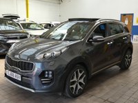 USED 2018 68 KIA SPORTAGE 1.6 T-GDi GT-Line S SUV 5dr Petrol DCT AWD Euro 6 (s/s) (174 bhp) SUNROOF SAT NAV LEATHER HEATED SEATS HEATED STEERING WHEEL PARKING CAMERA CRUISE CONTROL PARKING SENSORS 2 OWNERS FROM NEW GOOD SERVICE HISTORY 7 SERVICES TO 71K MILES