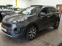 USED 2018 68 KIA SPORTAGE 1.6 T-GDi GT-Line S SUV 5dr Petrol DCT AWD Euro 6 (s/s) (174 bhp) SUNROOF SAT NAV LEATHER HEATED SEATS HEATED STEERING WHEEL PARKING CAMERA CRUISE CONTROL PARKING SENSORS 2 OWNERS FROM NEW GOOD SERVICE HISTORY 7 SERVICES TO 71K MILES