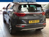 USED 2018 68 KIA SPORTAGE 1.6 T-GDi GT-Line S SUV 5dr Petrol DCT AWD Euro 6 (s/s) (174 bhp) SUNROOF SAT NAV LEATHER HEATED SEATS HEATED STEERING WHEEL PARKING CAMERA CRUISE CONTROL PARKING SENSORS 2 OWNERS FROM NEW GOOD SERVICE HISTORY 7 SERVICES TO 71K MILES