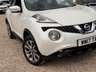 USED 2017 17 NISSAN JUKE 1.6 Tekna XTRON Euro 6 5dr Pearl White